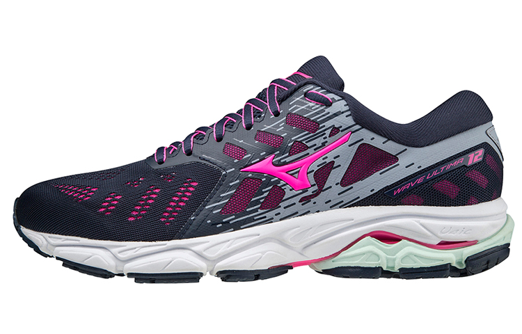 Mizuno Wave Ultima 12 Running Shoes Women's Low-Top Black/Pink