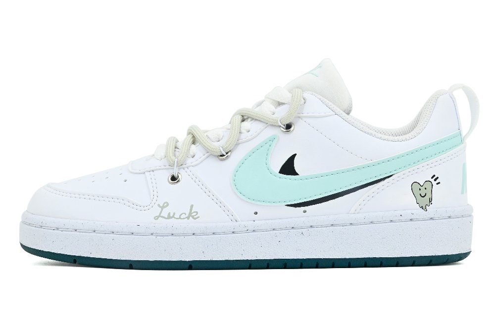 Nike Skateboard Shoes Women's Low-Top White/Green