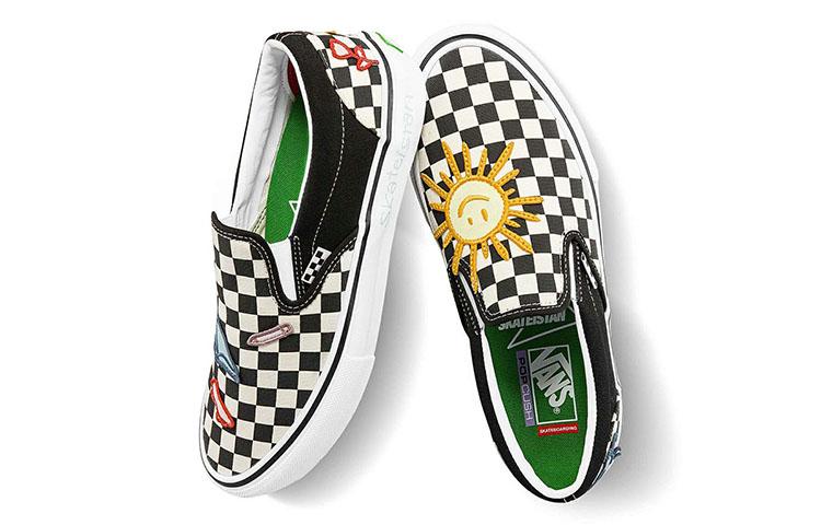 Vans Skate Slip On Skateistan Checkerboard