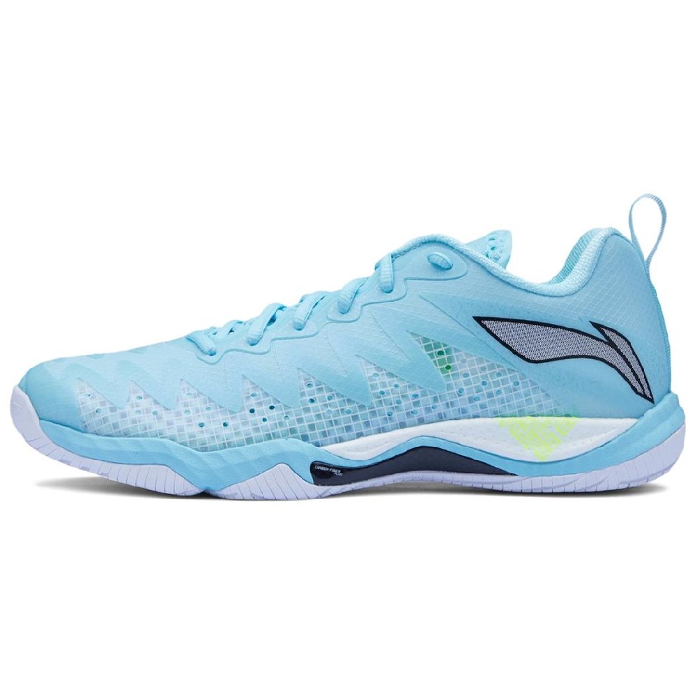 LiNing Anti-Slip Wear-Resistant Breathable Rebound Low-Top Badminton Shoes Unisex Blue