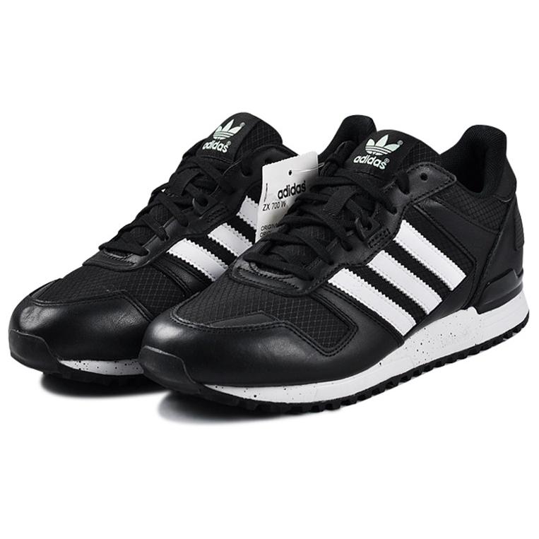 Adidas Originals ZX 700 Slip-Resistant Low-Top Casual Shoes Women's Black купить в интернет-магазине Yoocart с быстрой доставкой по России.
