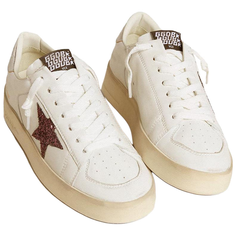 Golden Goose Stardan Low-Top Skateboard Shoes Women's White
