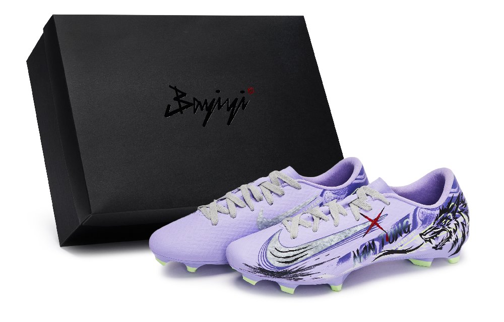 Nike Mercurial Vapor 16 Shock Absorbers Soccer Shoes Unisex Black Gray Purple Green