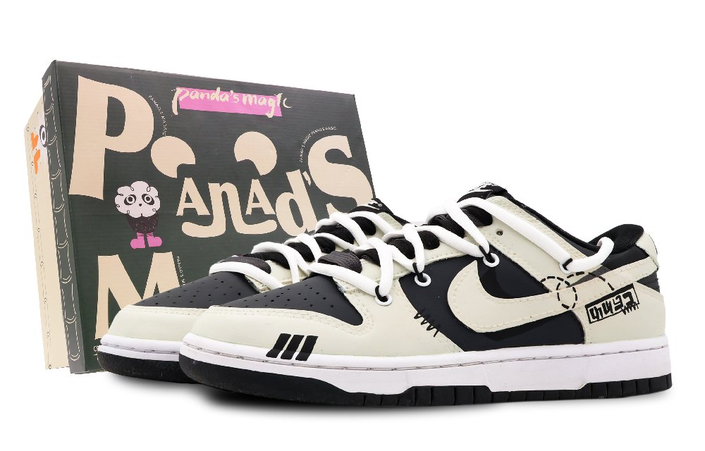 Nike Dunk Skateboard Shoes Men Low-Top White