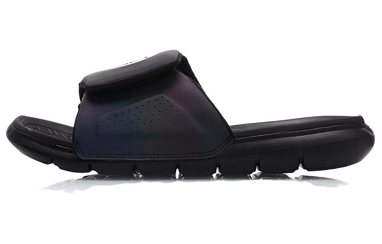 LiNing Rubber Sole Slide Slippers Men's Black