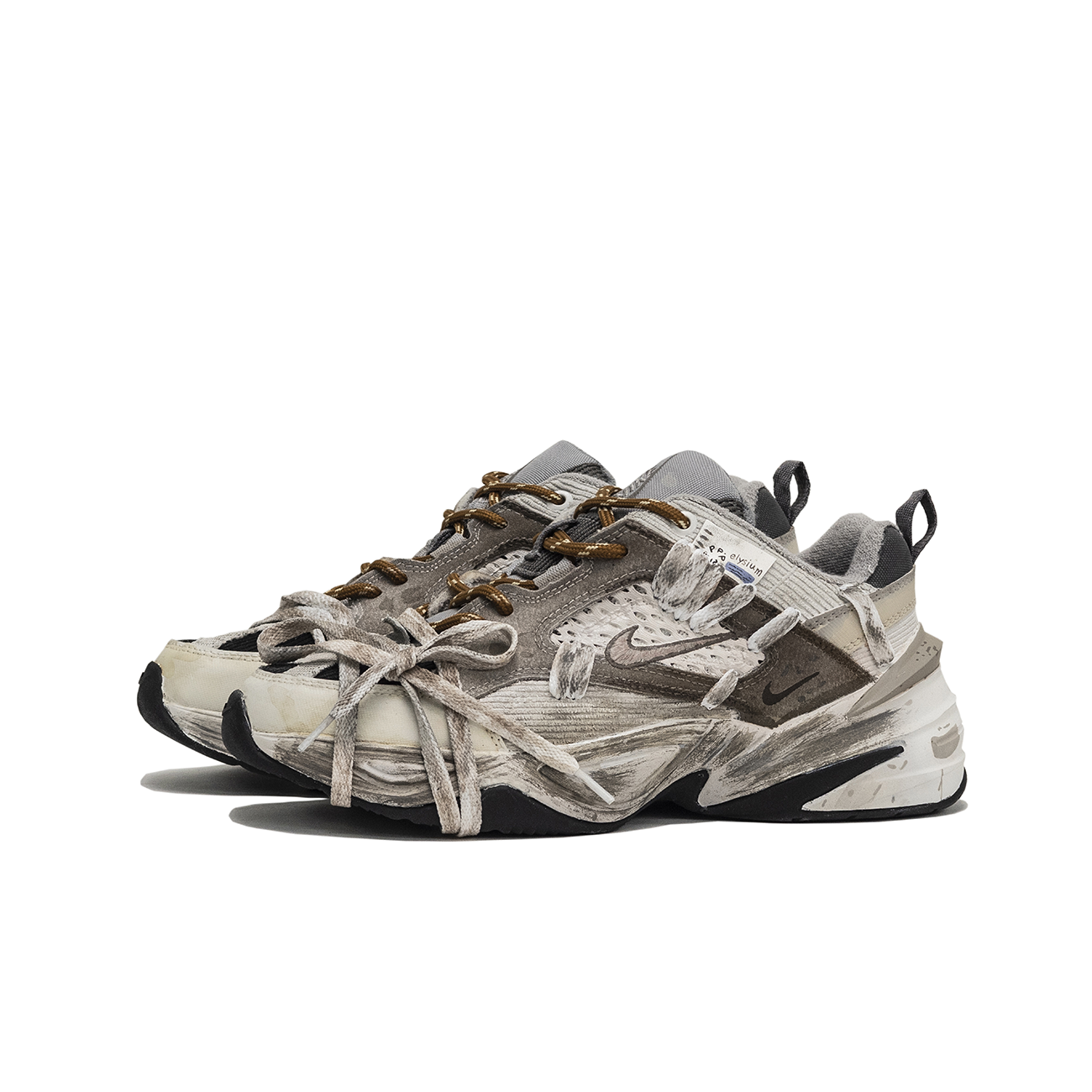 Nike M2K Tekno Chenchen, The Center Of The Sandstorm. Cushioning Low Top Chunky Sneakers Unisex Brown Gray Style купить в интернет-магазине Yoocart с быстрой доставкой по России.