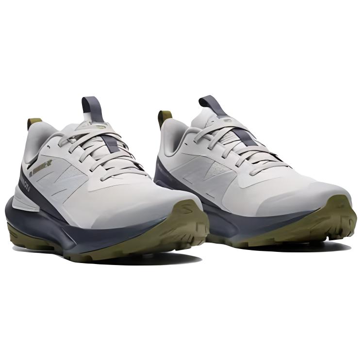 SALOMON Elixir ACTIV GTX Anti-Slip Wear-Resistant Low-Top Trekking Shoes Women's White Gray Black