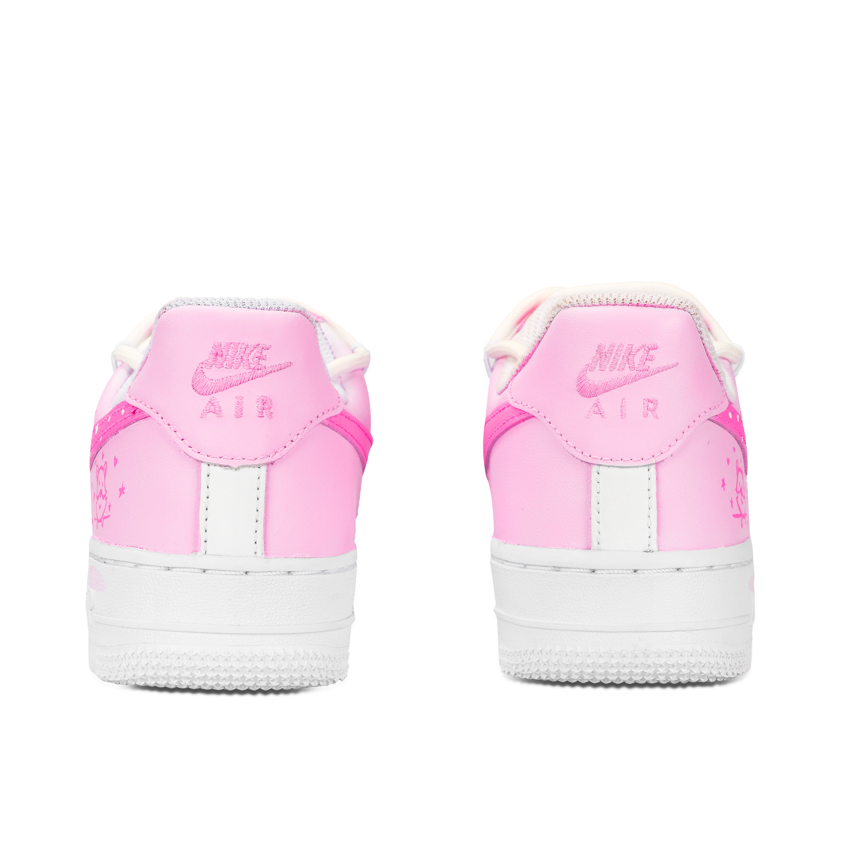 Nike Air Force 1 Cute Fox Pink Shoe Box Abrasion Resistant Low top Skateboard Shoes Unisex Pink White купить в интернет-магазине Yoocart с быстрой доставкой по России.
