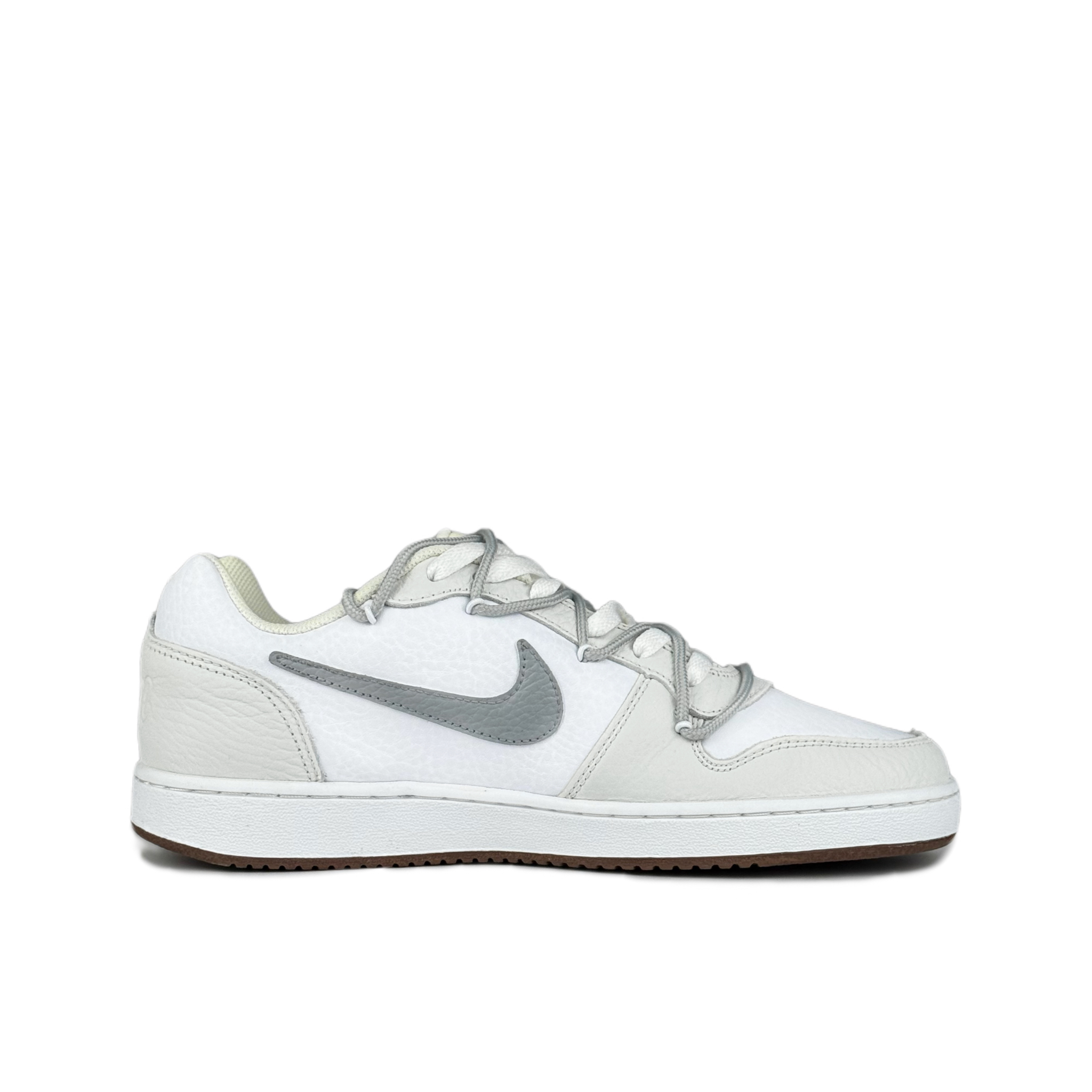 Nike EBERNON Bamboo Shadow Dream Slip Resistant Abrasion Resistant Low top Skateboard Shoes Men's White Gray