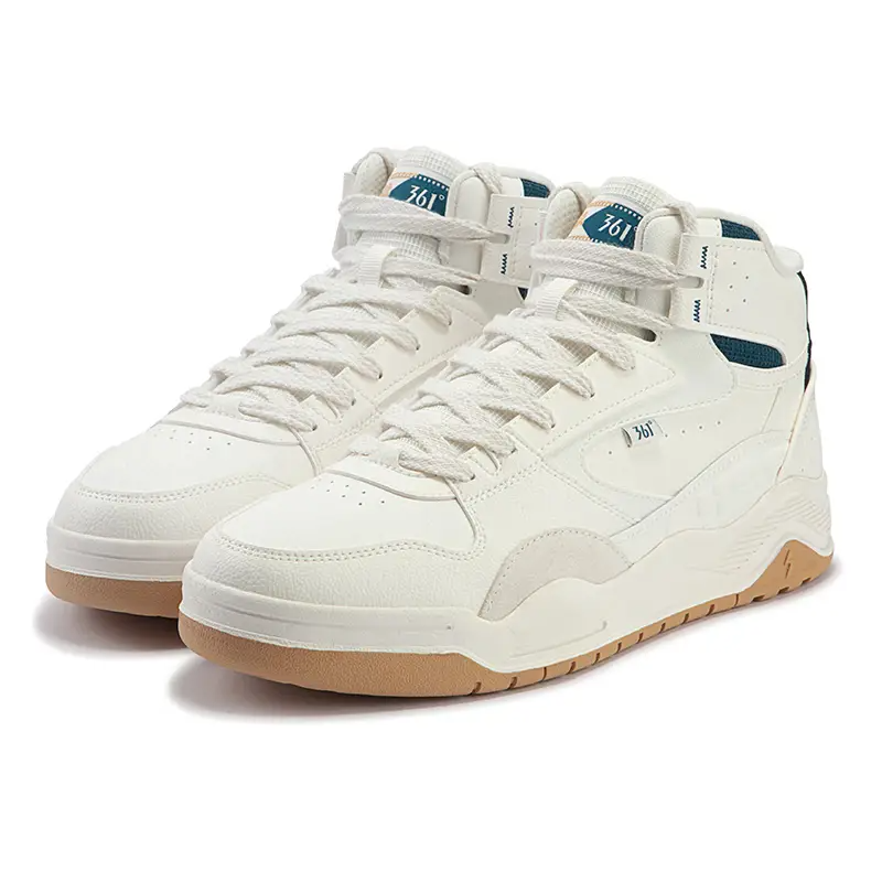 361° Xingran 4 Coverage High-Top Skateboard Shoes Men's White Green купить в интернет-магазине Yoocart с быстрой доставкой по России.
