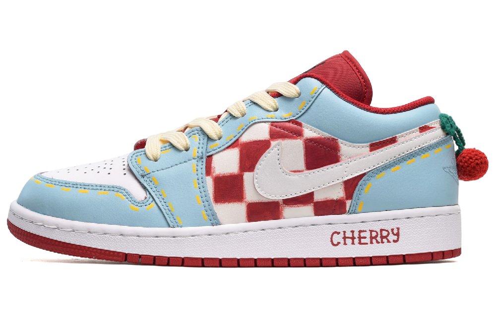 Jordan Air Jordan 1 Low Low-Top Vintage Basketball Shoes Men's Red White Blue