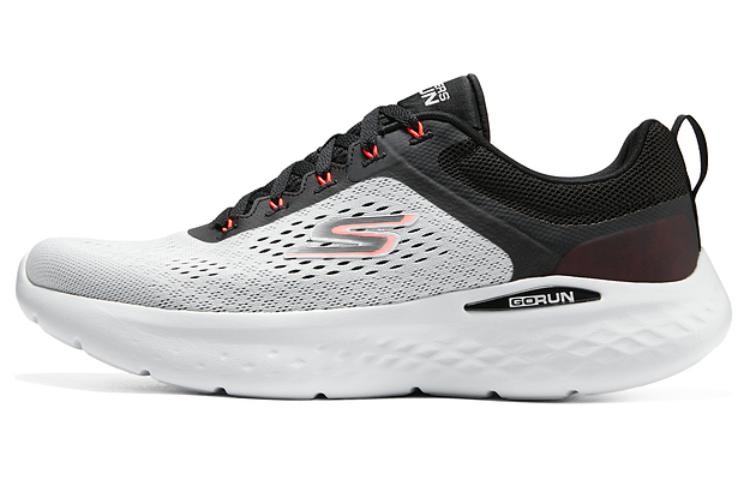 Skechers Cushioning Rebound Low-Top Running Shoes Men's White Black