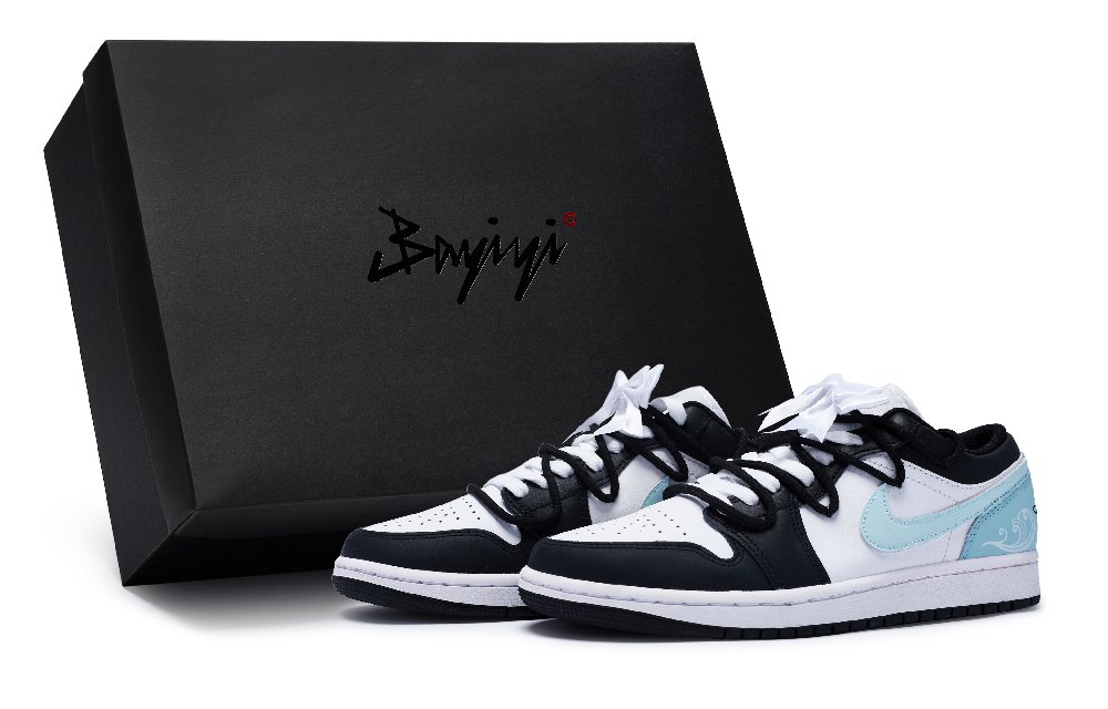 JORDAN Air JORDAN 1 Skateboard Shoes Women's Low Top Blue