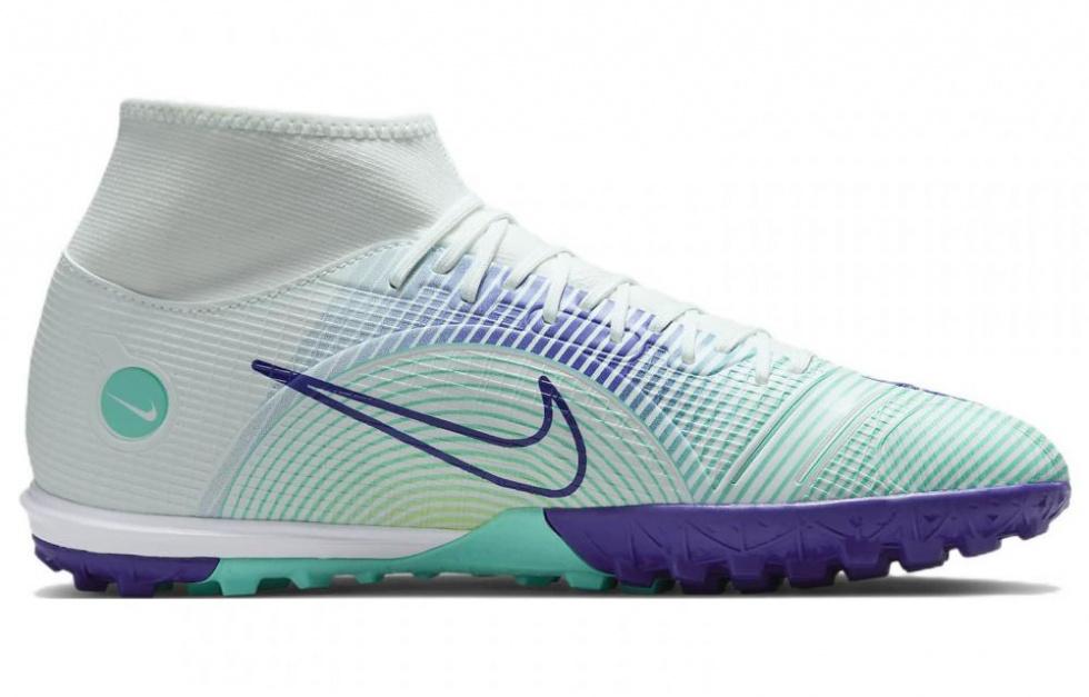 Nike Mercurial Superfly 8 Academy Dream Speed TF Turf 'White Teal Purple' купить в интернет-магазине Yoocart с быстрой доставкой по России.