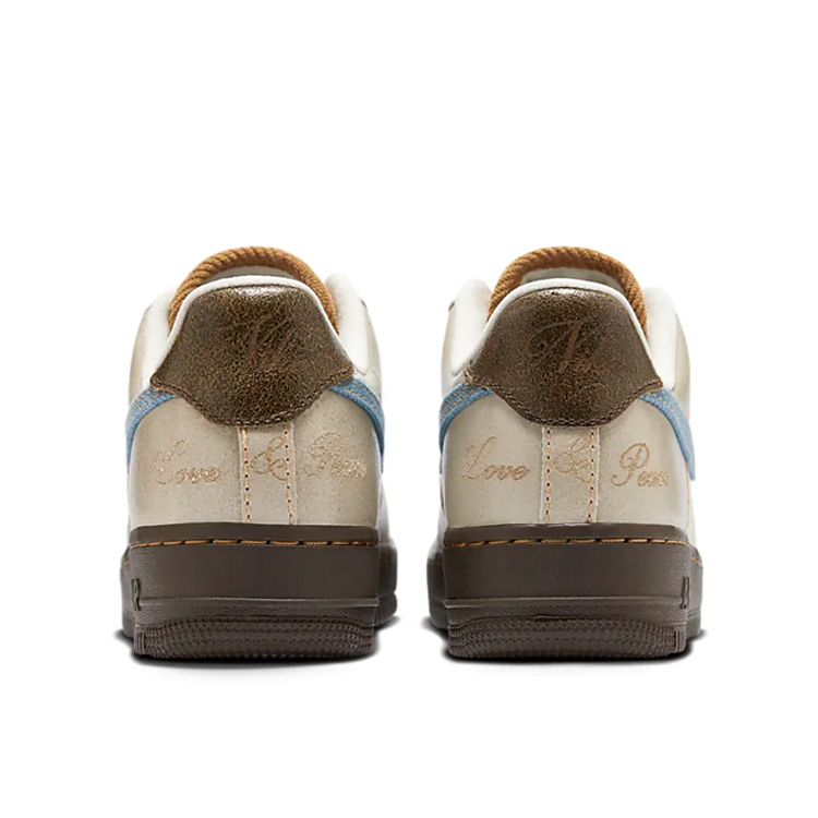 Nike Air Force 1 Landscape Mood Slip-Resistant Low-Top Skateboard Shoes Women's Brown купить в интернет-магазине Yoocart с быстрой доставкой по России.