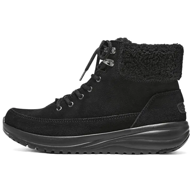 Skechers Thermal Height Increase Short Snow Boots Women's Black