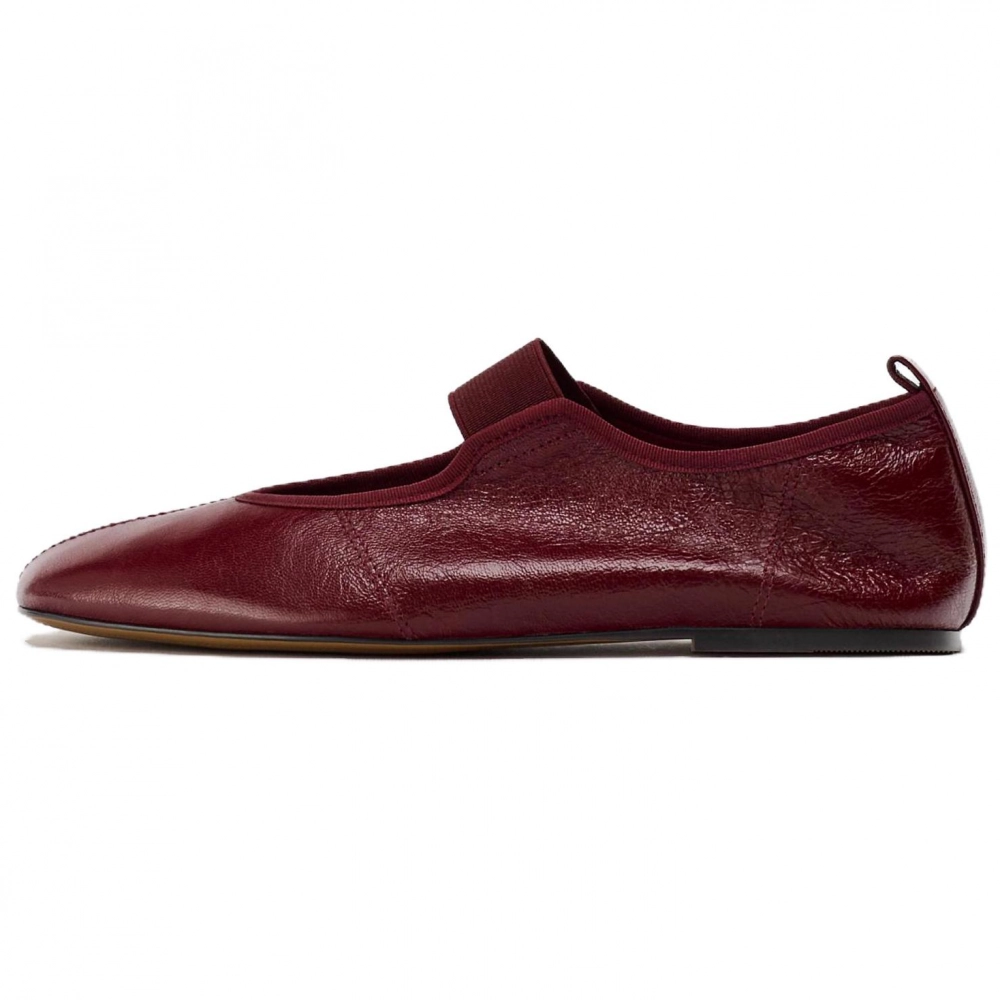 ZARA Casual Single Shoes 0.5cm Women's Red
