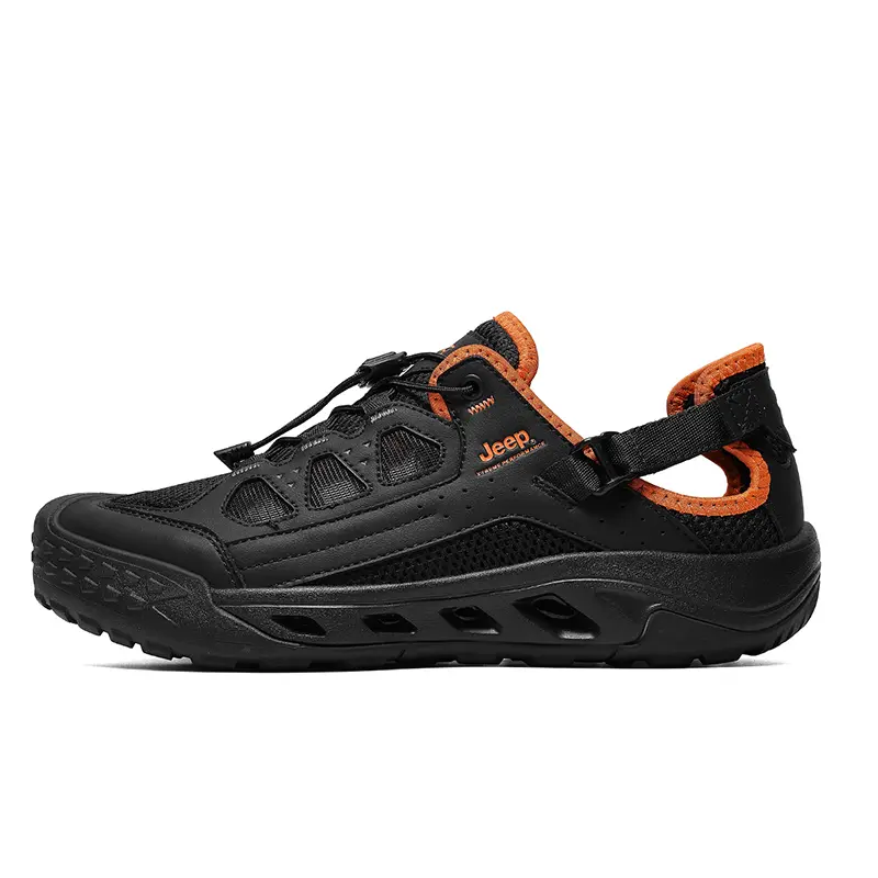 Jeep River Trekking Shoes Unisex Black