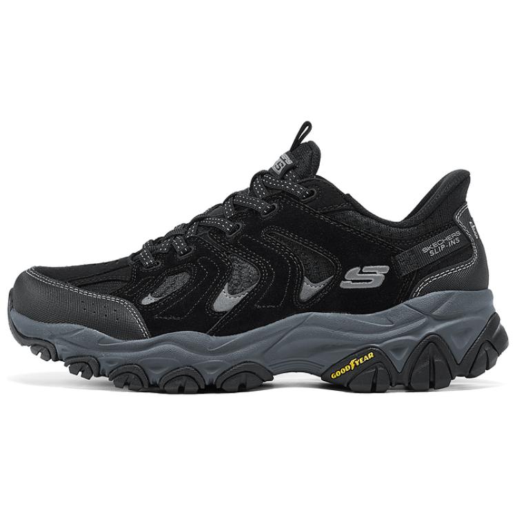 Skechers OUTDOOR Low Top Hiking Shoes Men's Charcoal Gray