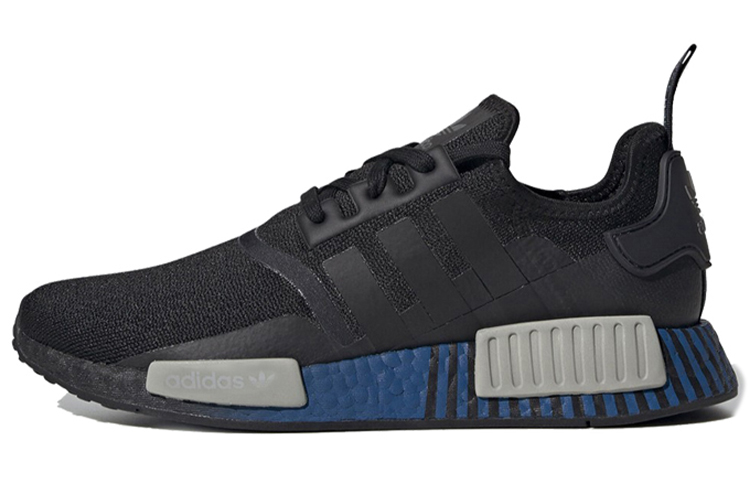 Adidas Originals Nmd R1 Black Metal Grey Lush Blue