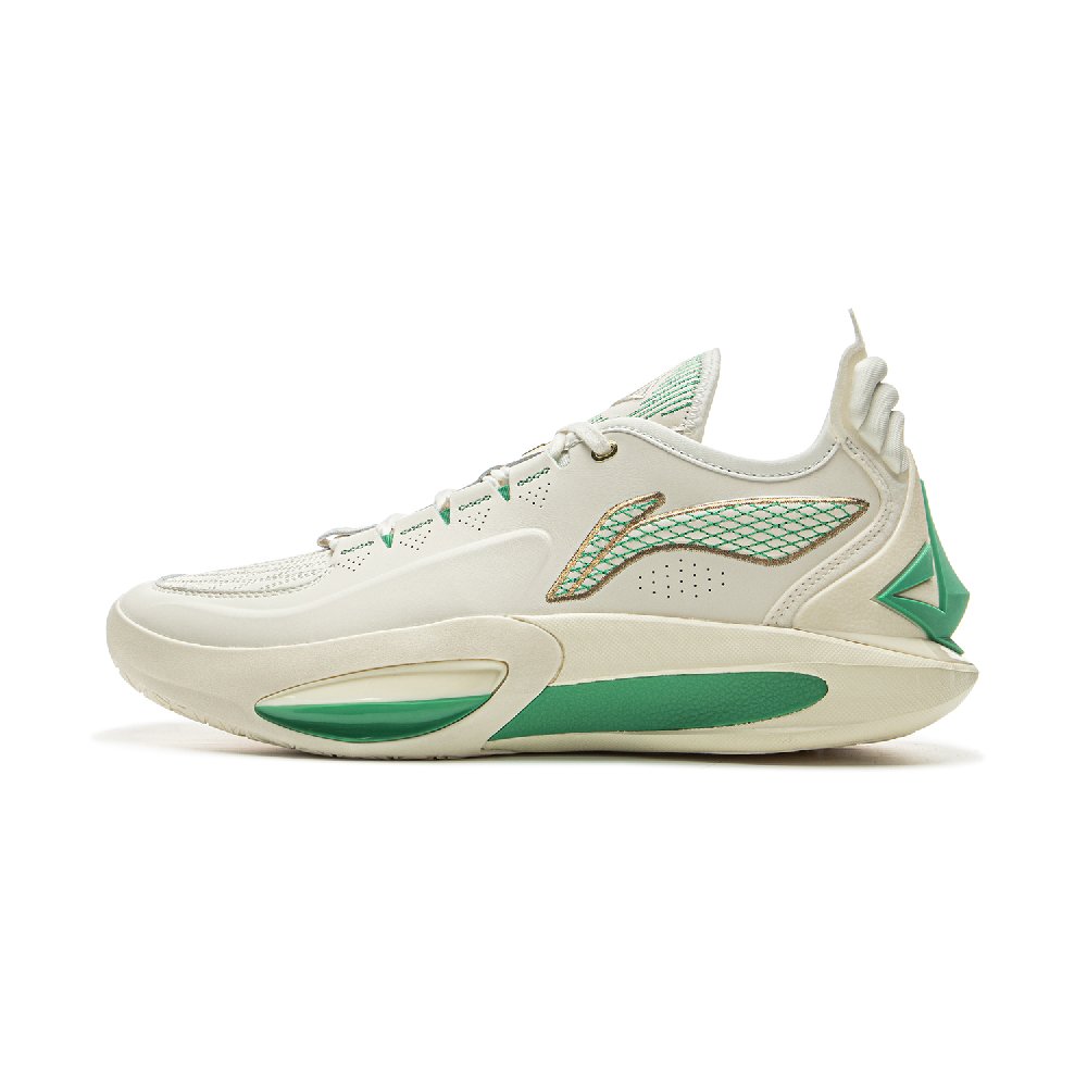 LiNing JB3 Anti-Roll-over Coverage Low-Top Basketball Shoes Men's Ivory