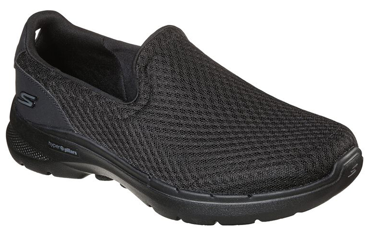 Skechers Go Walk 6 Low Top Casual Shoes Men's Black