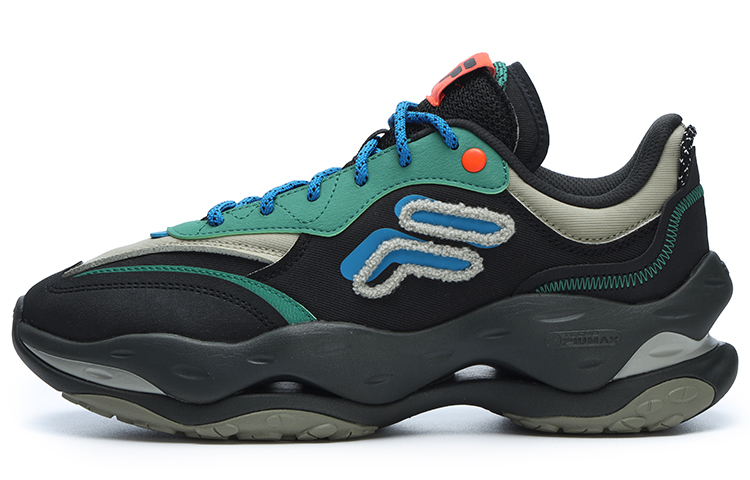 FILA FUSION Daddy Shoes 'Black Green'
