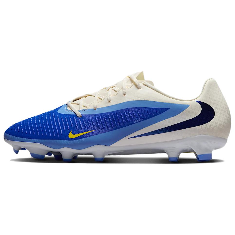 Nike Phantom 6 Abrasion Resistant Soccer Shoes Unisex Blue White