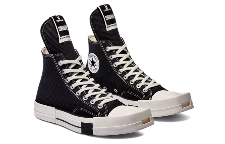 Converse Rick Owens X Turbodrk Chuck 70 High 'Black' купить в интернет-магазине Yoocart с быстрой доставкой по России.