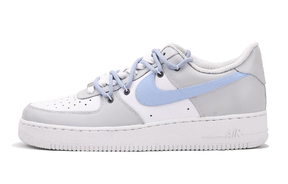 Nike Court Vision 1 Coverage Anti Slip And Wear Resistant Low Top Skateboard Shoes Unisex Light Gray