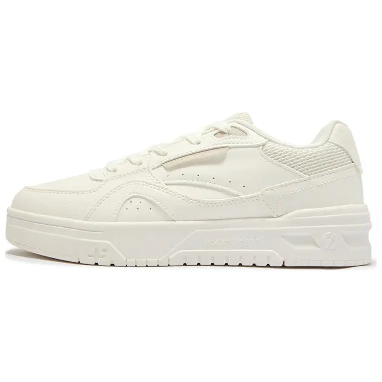 361° Anti-Slip Wear-Resistant Low-Top Skateboard Shoes Women's Beige
