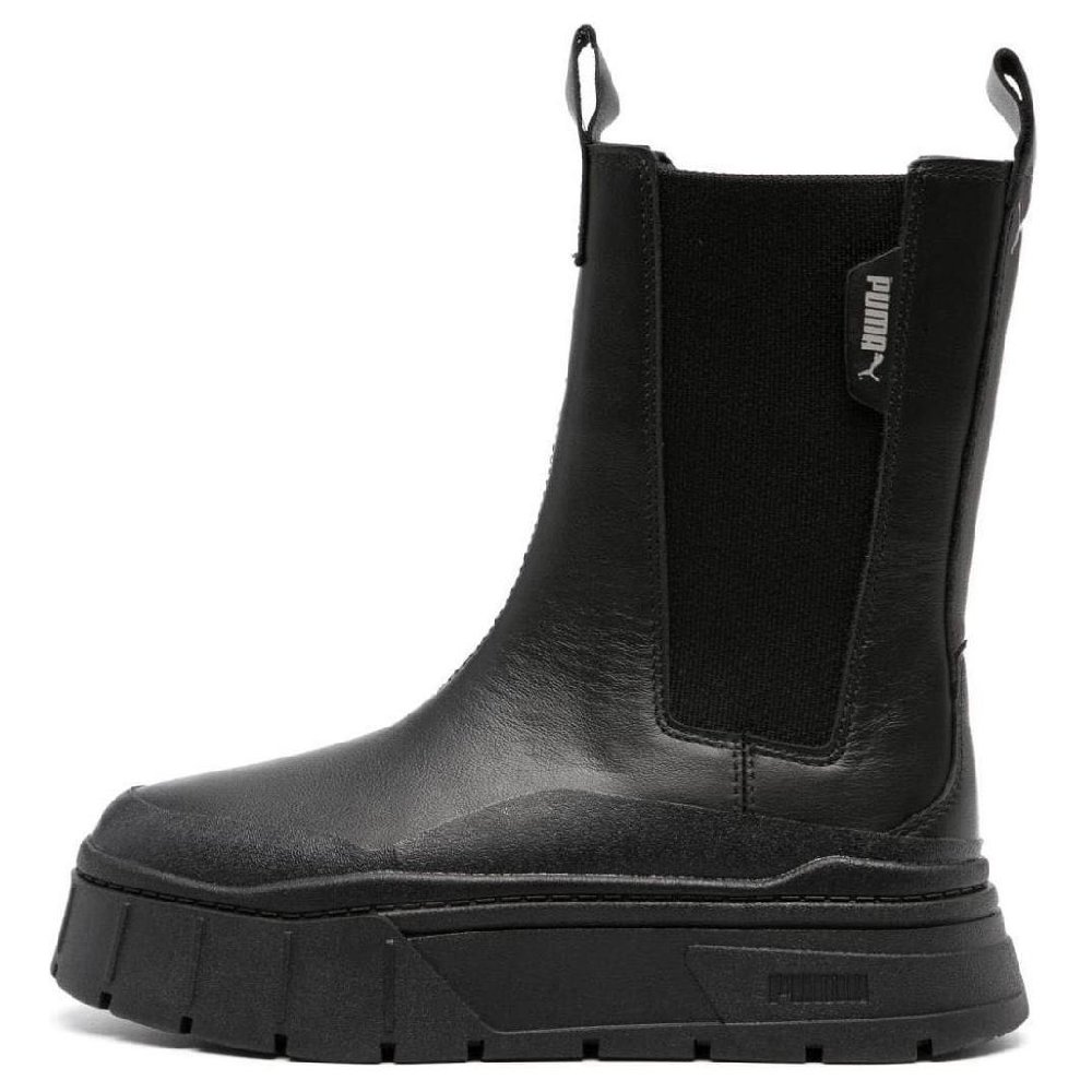 Puma Women's Mayze Stack Chelsea Boot 'Triple Black'