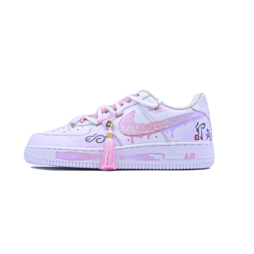 Nike Air Force 1 Skateboard Shoes Unisex Low Top Pink