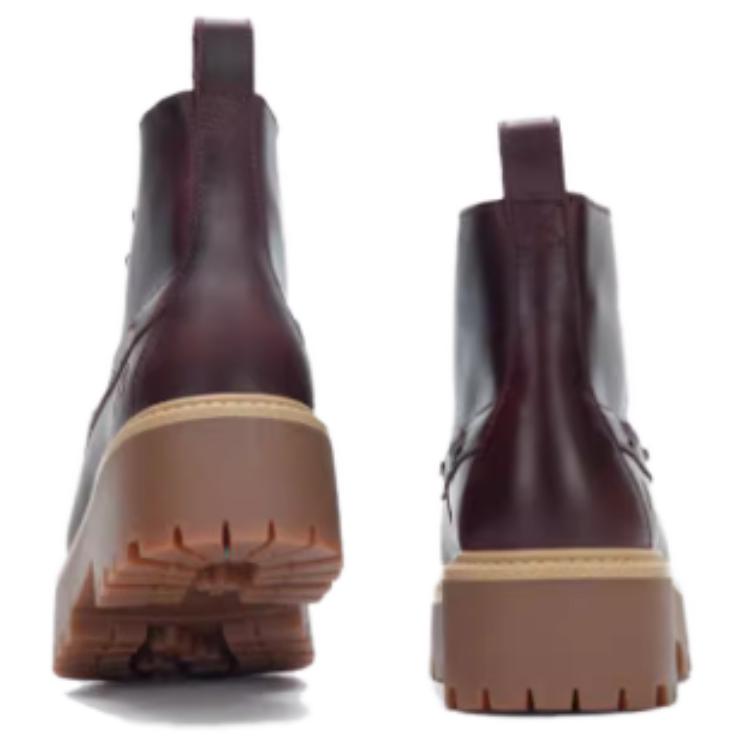 Timberland Short Martin Boot Women's Red Brown