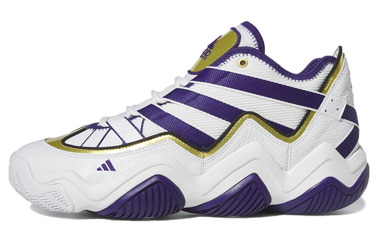 Adidas Top Ten 2010 White Purple Gold