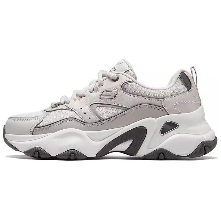 Skechers Толстоподошвенные кроссовки Low Top Светло-серый/Silver Женские