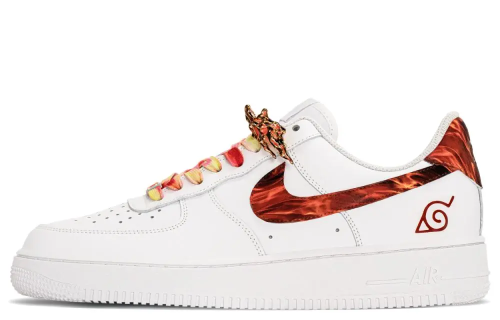 Nike Air Force 1 NikeAF1 Thermal Coverage Low Top Skateboard Shoes Men's White Red