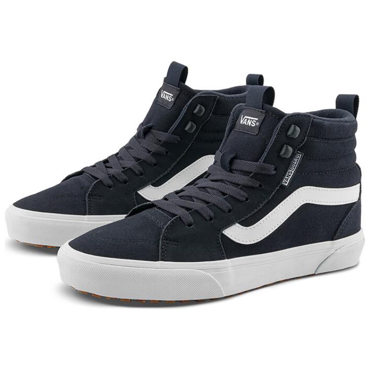Vans Filmore Anti Slip Wear Resistant High Top Skateboard Shoes Women's Dark Gray