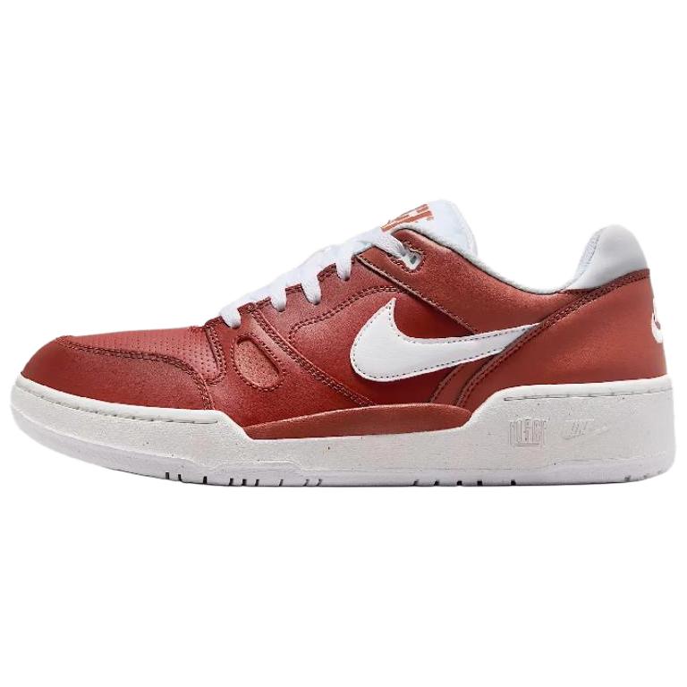 Nike Full Force Abrasion Resistant Low Top Skateboard Shoes Unisex Red White
