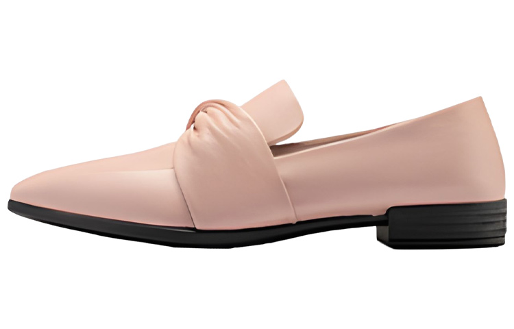 Ecco Flat Casual Single Shoes Women's Tuscany Pink
