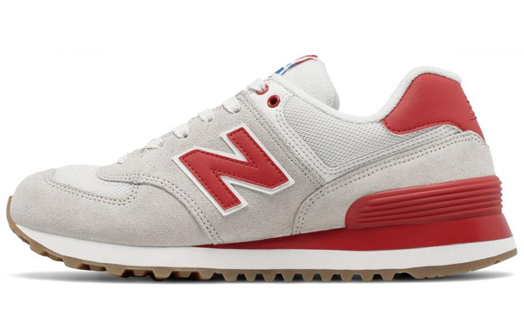 New Balance 574 Grey/Red Women's
