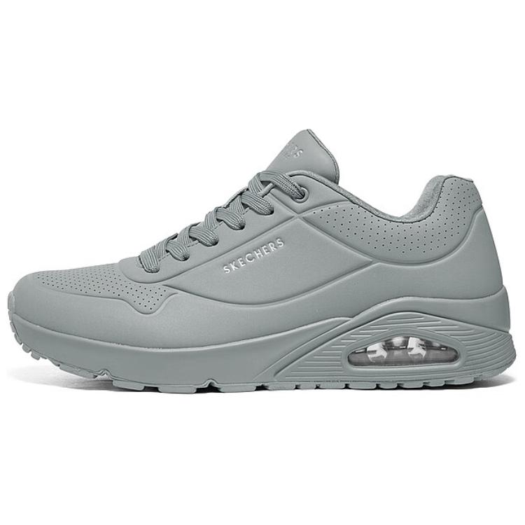 Skechers Cushioning Wear-Resistant Low-Top Casual Shoes Men's Gray