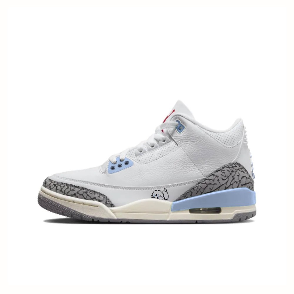 Jordan Air Jordan 3 Vintage Basketball Shoes Women's Mid Top White/Pink