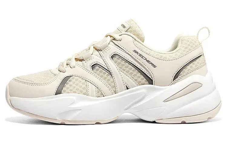 Skechers Go Walk Fle Cushioning, Wear Resistant Low top Casual Shoes Women's Beige