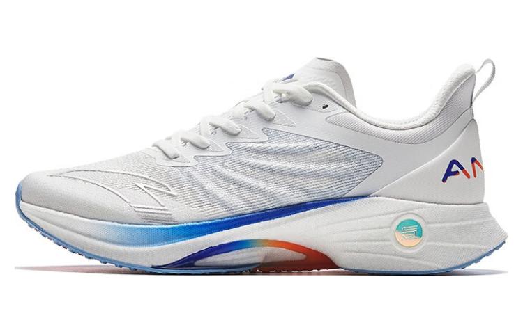 Anta MACH 3.0 Slip-Resistant Low-Top Running Shoes Men's White Blue