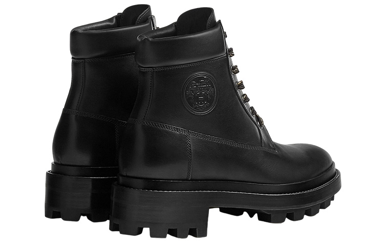 HERMES Ankle Boots Men Black