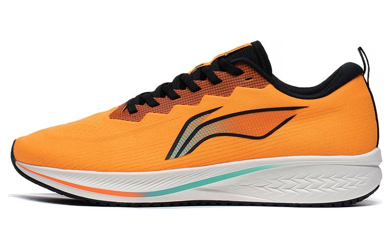 LiNing Red Hare 6 Slip Resistant, Abrasion Resistant, Lightweight Low Top Running Shoes Men's Orange