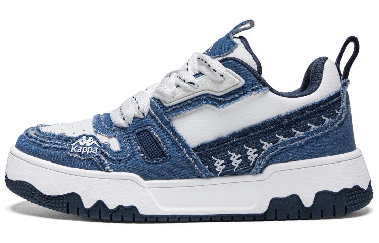 Kappa Low-Top Skateboard Shoes Unisex White Blue