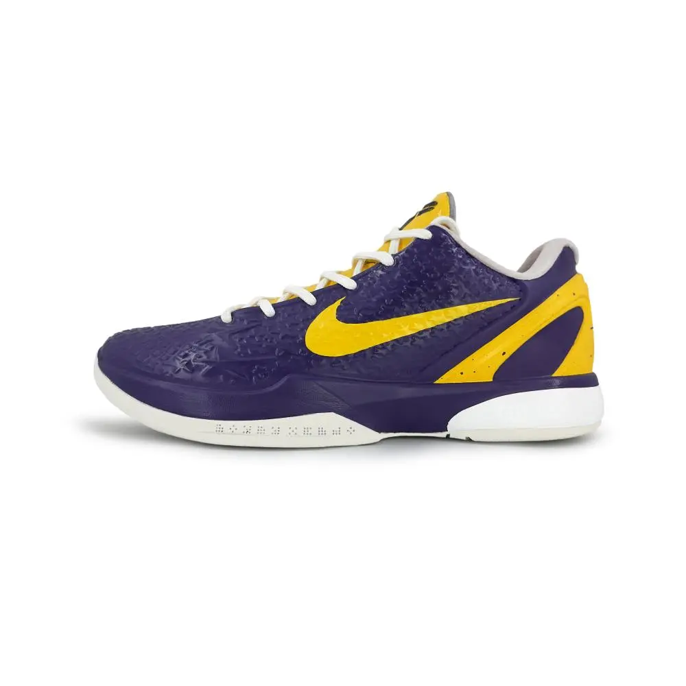 Nike Zoom Kobe 6 'All Star 2.0' All Star 2.0 Cushioning, Wear Resistant Low top Basketball Shoes Men's Yellow Purple