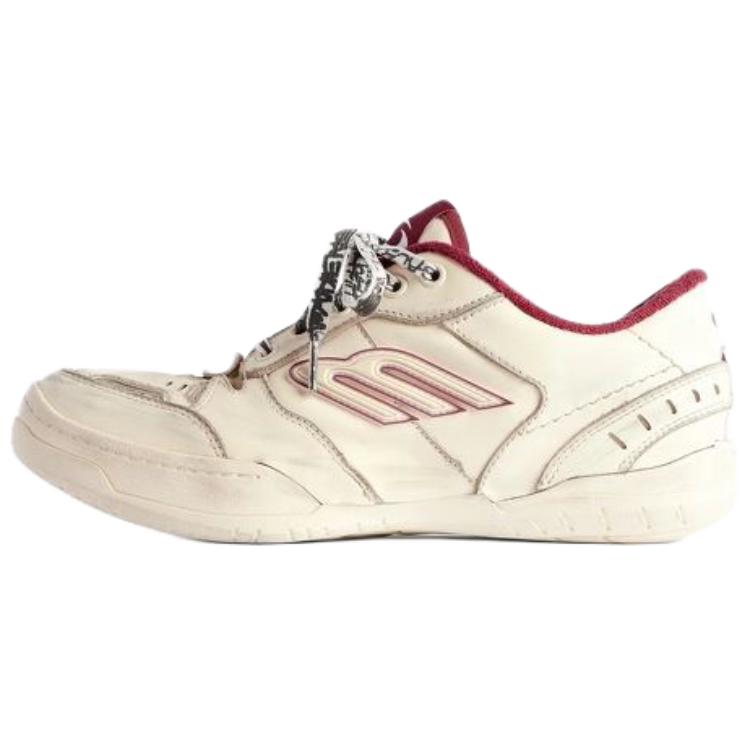 Balenciaga Hamptons Worn Out Low Top Casual Shoes Women's White & Red купить в интернет-магазине Yoocart с быстрой доставкой по России.